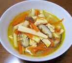 春雨の中華スープ